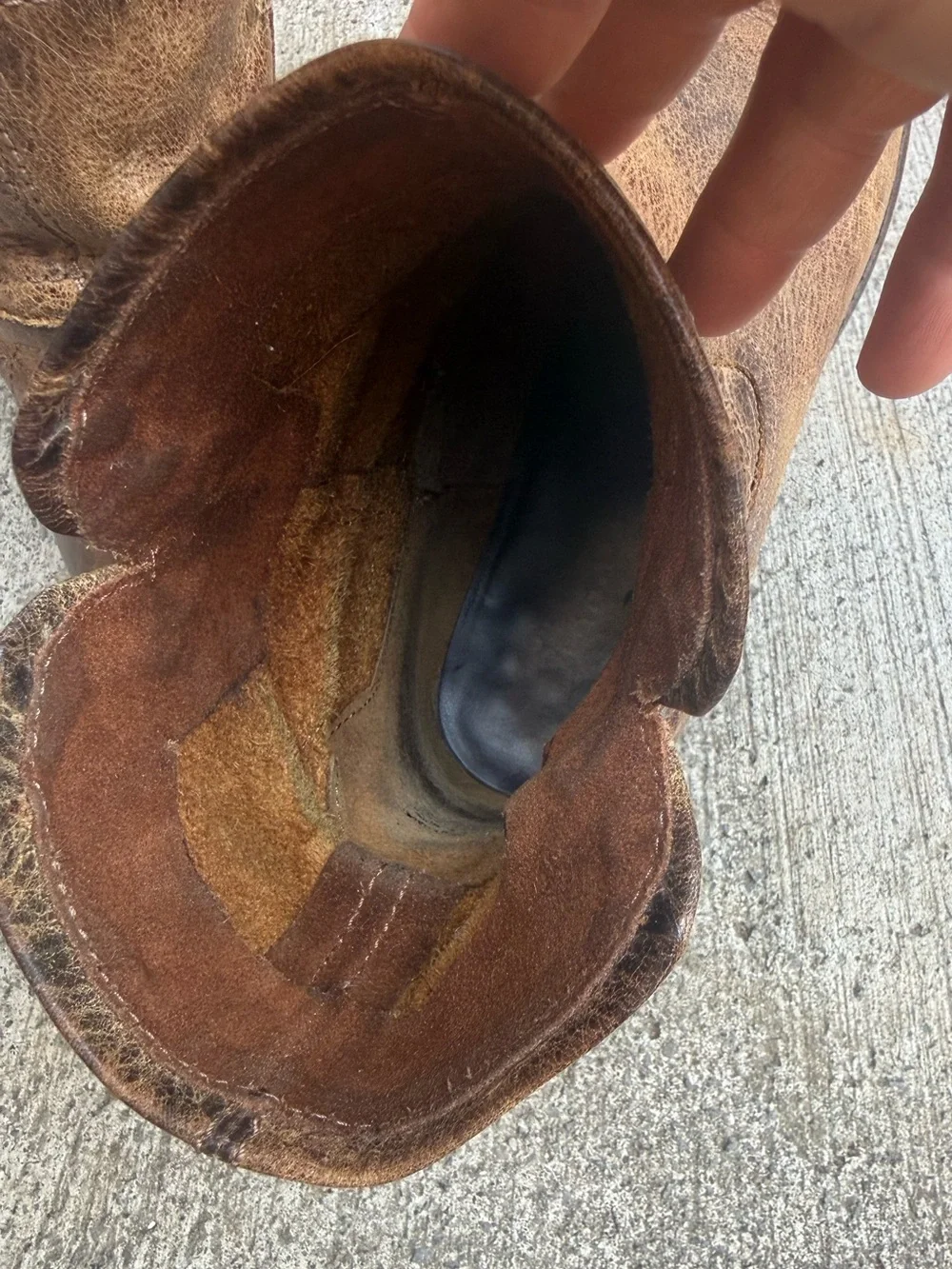 Diba True Women's Rustic Brown Leather Ankle Booties